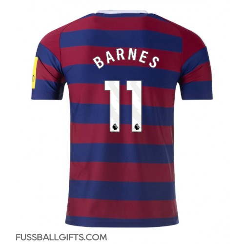 Newcastle United Harvey Barnes #11 Fußballbekleidung Auswärtstrikot 2024-25 Kurzarm